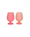 P: STEMM I Reusable Wine Glass - Arendal/Peach + Petal