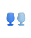 P: STEMM I Reusable wine glasses - Londrina/Sky + Kingfisher