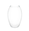 Glass Clear Odette Vase Small L 20.5cm W 20.5cm H 44.5cm