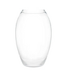 Glass Clear Odette Vase Large L 24.5cm W 24.5cm H 53cm