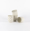 EMIKO White Latte Cups - Assorted set of 4